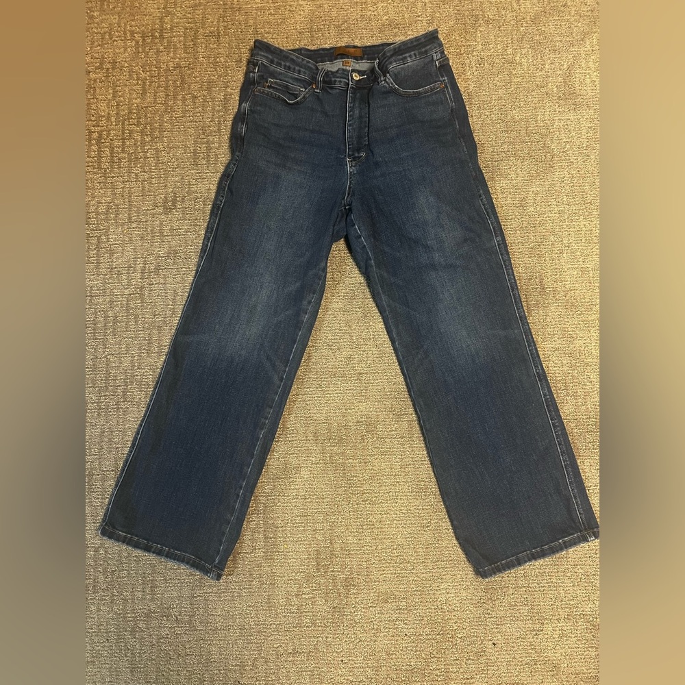 Judy blue jeans dark wash wide leg size 18w plus size